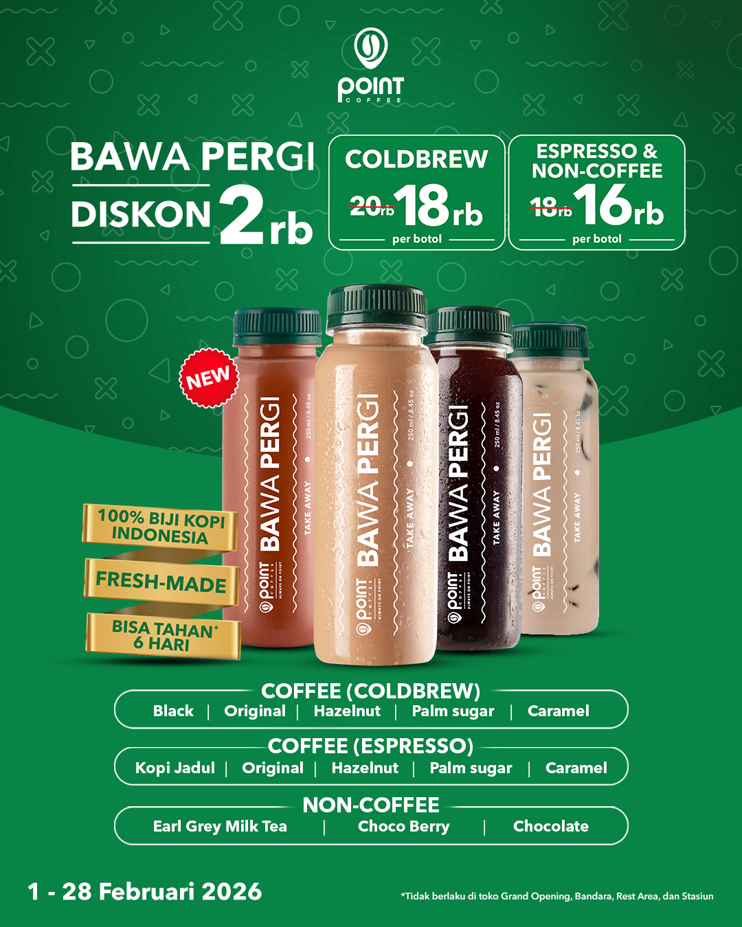 Promo KOPI BAWA PERGI
