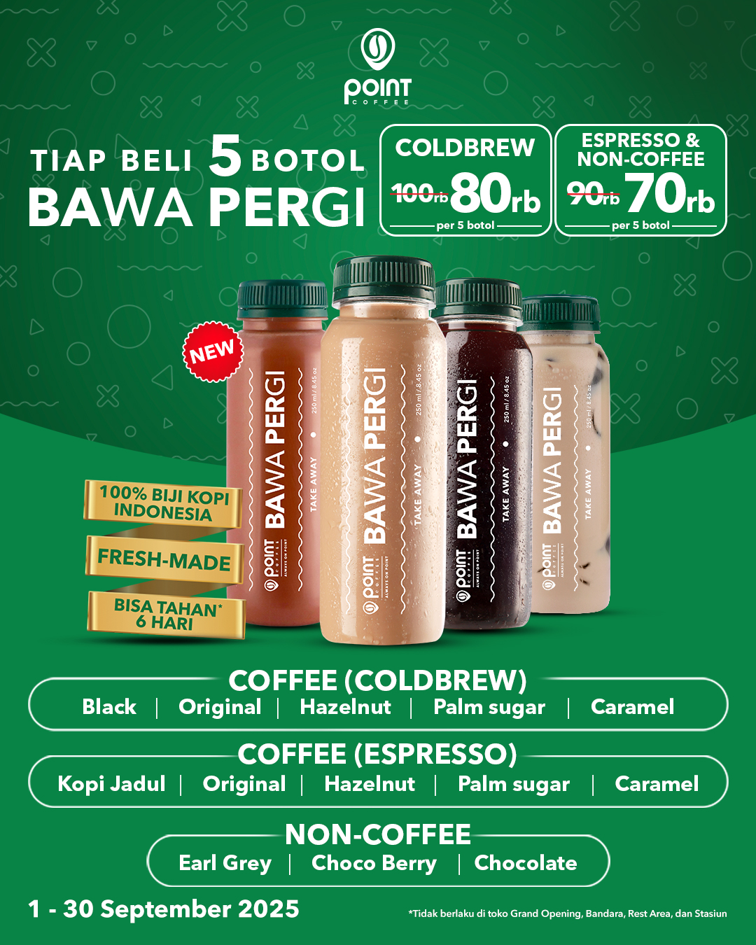 Promo KOPI BAWA PERGI
