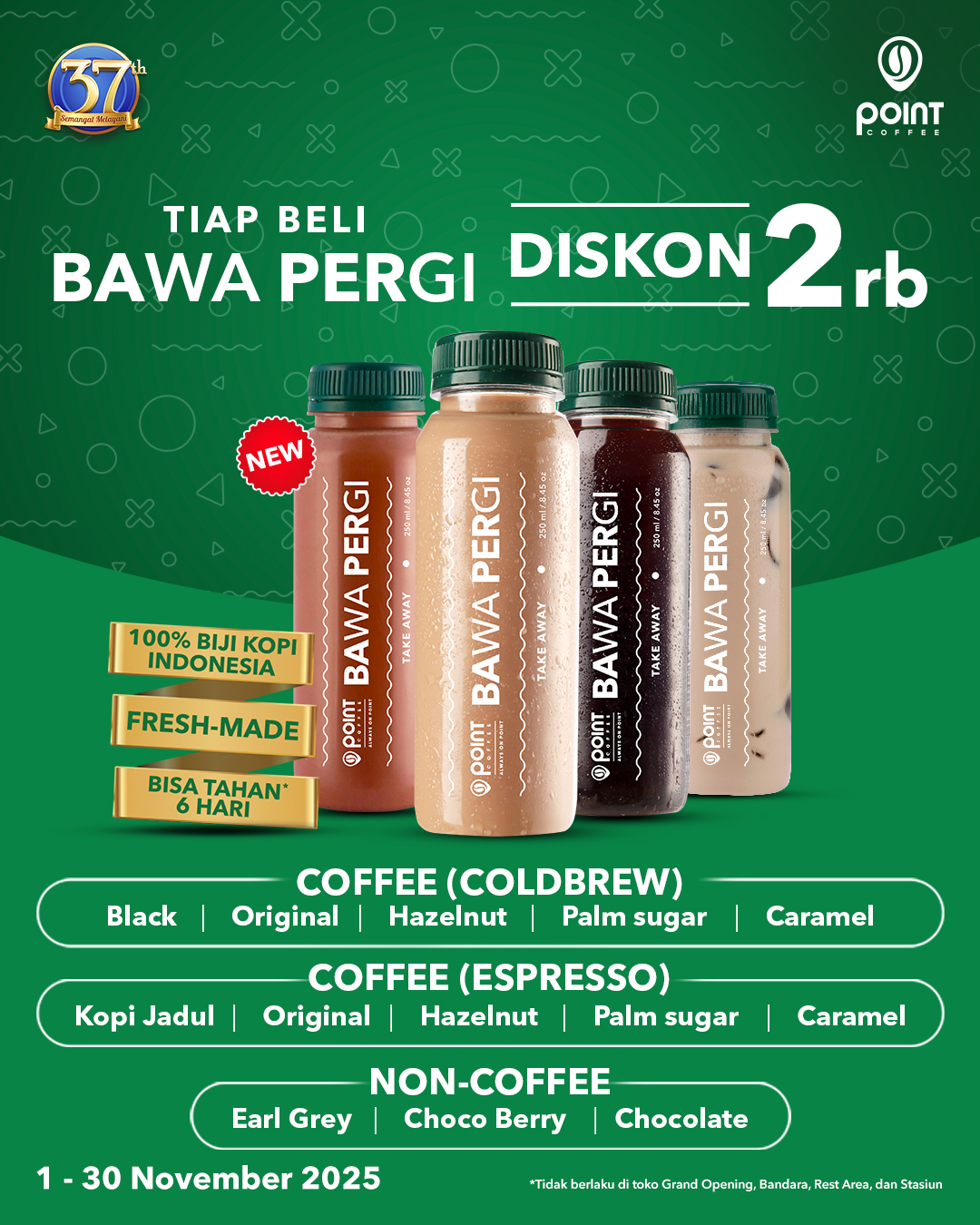 Promo KOPI BAWA PERGI